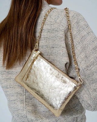 Molly Crossbody Handbag - Gold | Arlington Milne