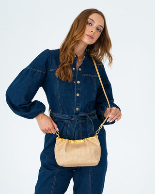Monty Crossbody Bag – Gold Weave | Elms+King