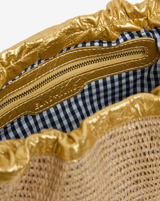 Monty Crossbody Bag – Gold Weave | Elms+King