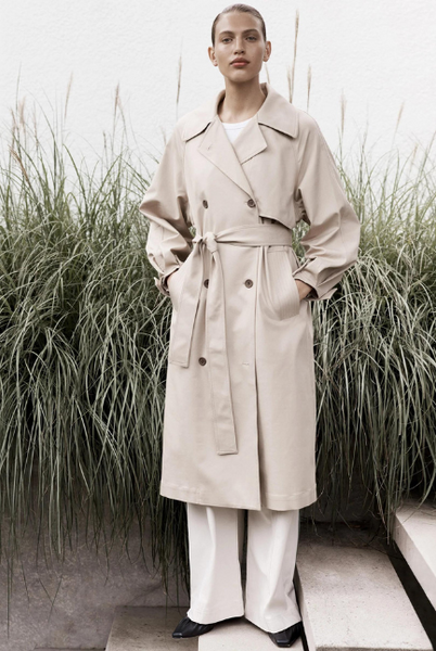 Morrison | Rory Trench Coat | Biscuit