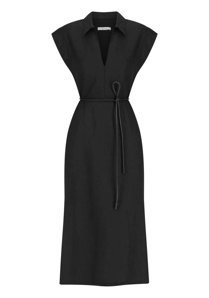 Morrison - Belle Linen Dress - Black