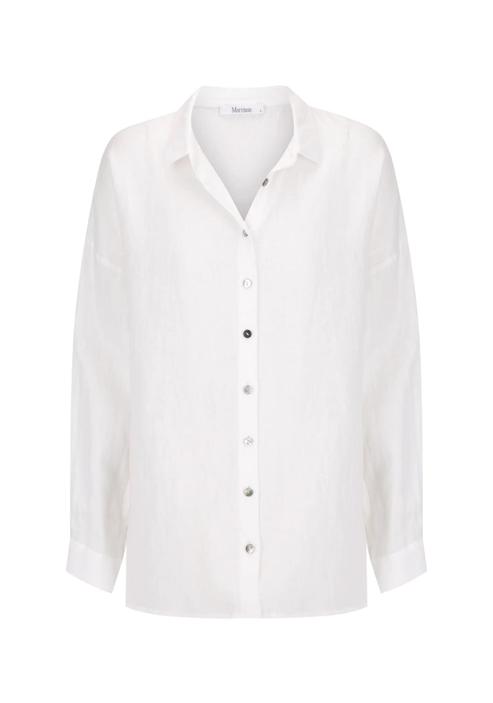 Morrison - Jaxon Linen Shirt - White