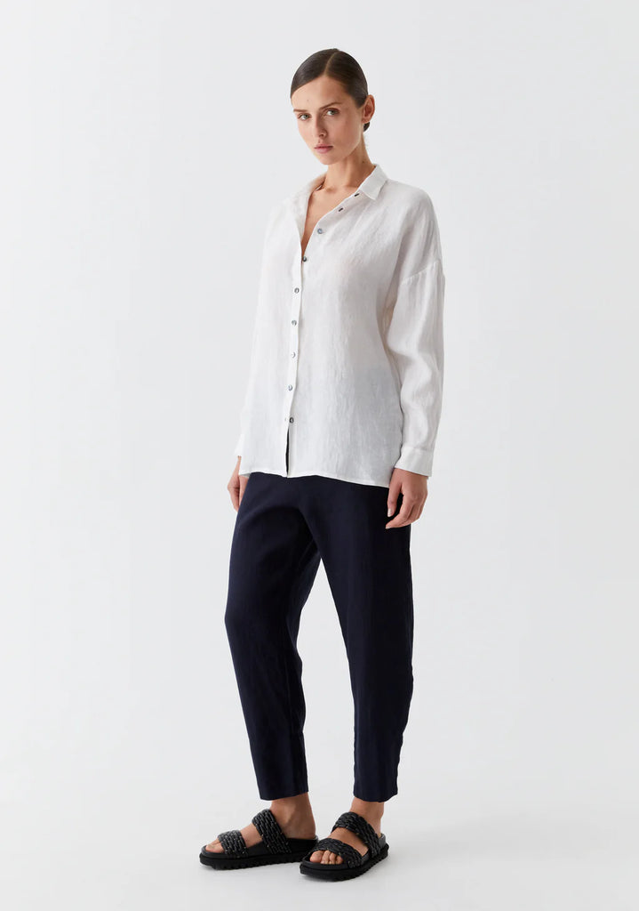 Morrison - Jaxon Linen Shirt - White