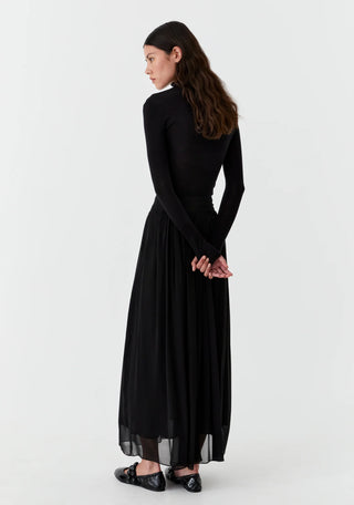 Morri Merino High Neck Black