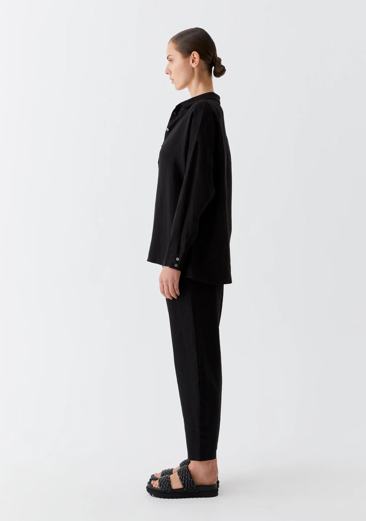 Morrison - Rocco Linen Pant - Black