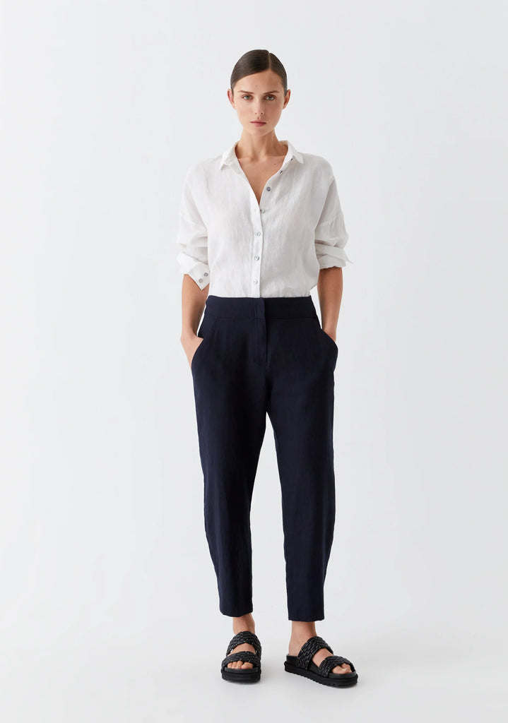 Morrison - Rocco Linen Pant - Navy