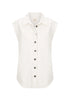 Morrison - Theo Denim Vest  - White