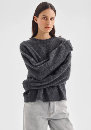 Albi Knit Pullover - Smoke | Morrison