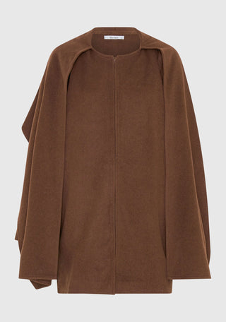 Etta Cape Coat - Nutmeg | Morrison