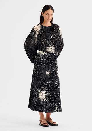 Florian Blouse - Black Print | Morrison