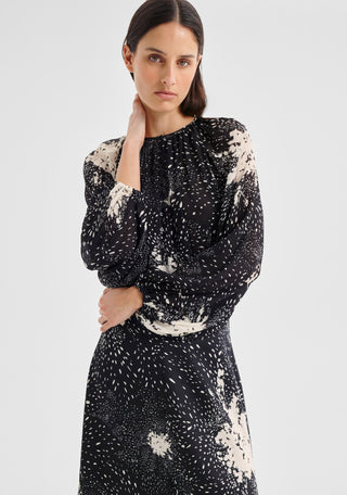 Florian Blouse - Black Print | Morrison