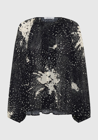 Florian Blouse - Black Print | Morrison