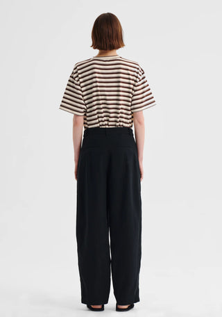 Jericho Stripe Tee - Espresso | Morrison