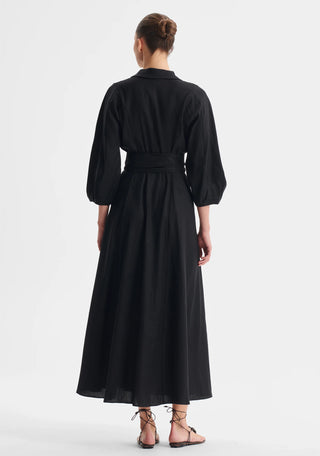 Madelyn Shirt Dress - Black | Morrison