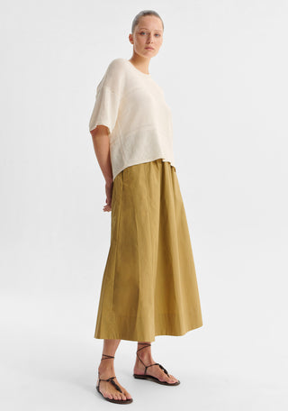 Marli Knit Tee - Milk | Morrison