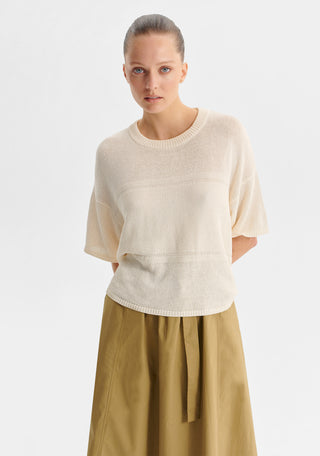 Marli Knit Tee - Milk | Morrison