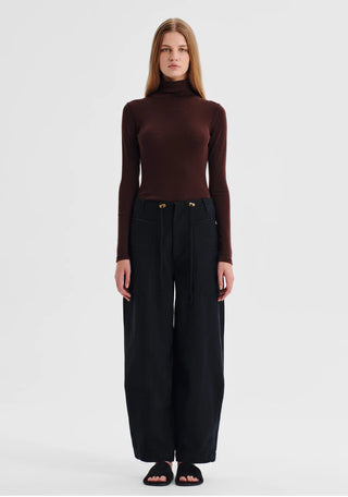 Morri Merino High Neck - Espresso | Morrison