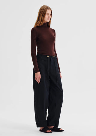 Morri Merino High Neck - Espresso | Morrison
