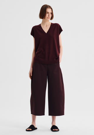 Oxford Merino Knit Vest - Pinot | Morrison