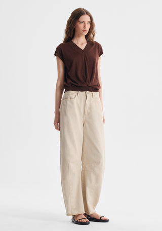 River Knit Vest - Toffee | Morrison