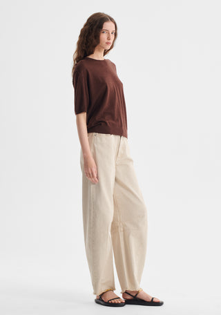 River Knit Tee - Toffee | Morrison