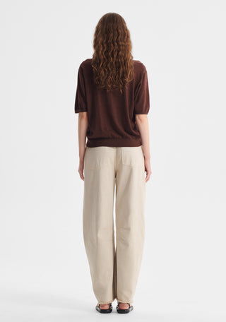 River Knit Tee - Toffee | Morrison