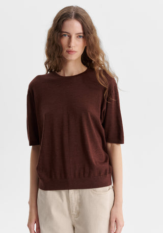 River Knit Tee - Toffee | Morrison
