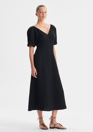 Sienna Midi Dress - Black | Morrison