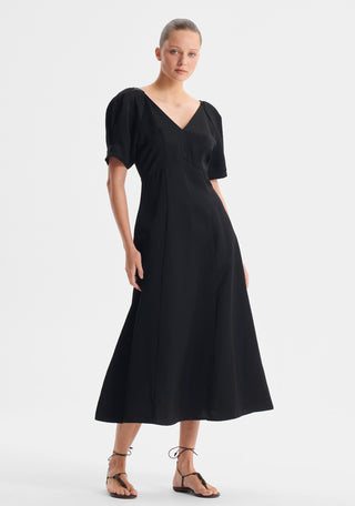 Sienna Midi Dress - Black | Morrison