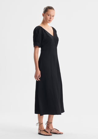 Sienna Midi Dress - Black | Morrison