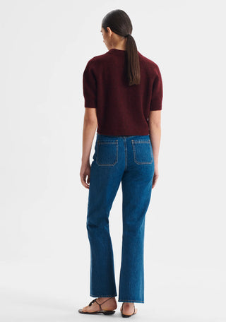 Solenne Knit Cardigan - Eggplant | Morrison