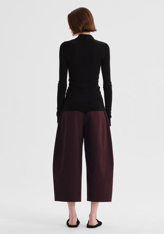 Talia L/S Merino Knit Top - Black | Morrison