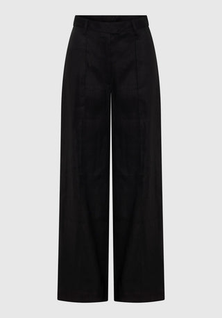 Victoria Pintuck Pant - Black | Morrison