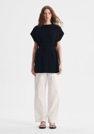 Winston Knit Tunic - Black | Morrison