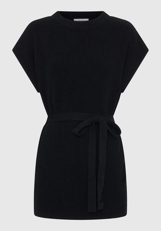 Winston Knit Tunic - Black | Morrison