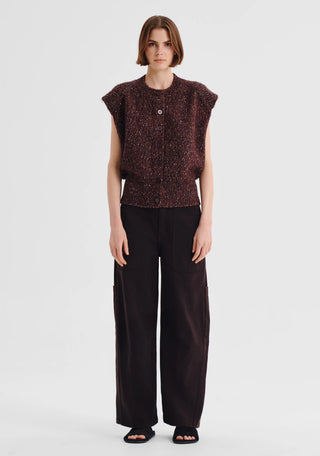Zoe Knit Vest - Boysenberry | Morrison