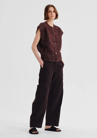 Zoe Knit Vest - Boysenberry | Morrison
