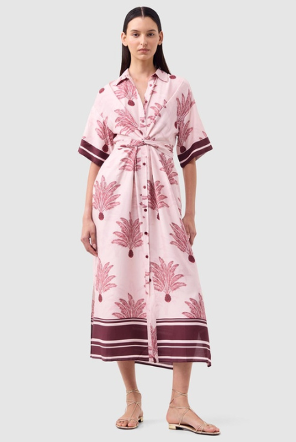 Morrison - Alessandra Shirt Dress - Blush