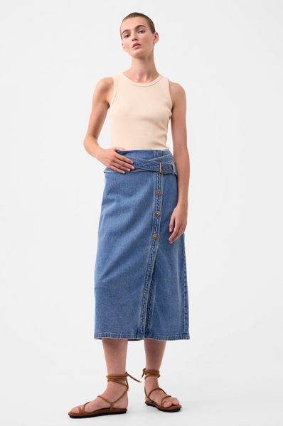 Morrison - Hunter Denim Skirt - Blue