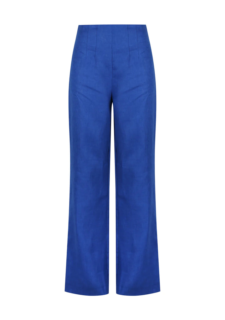 Morrison | Benita Linen Pant | Cobalt