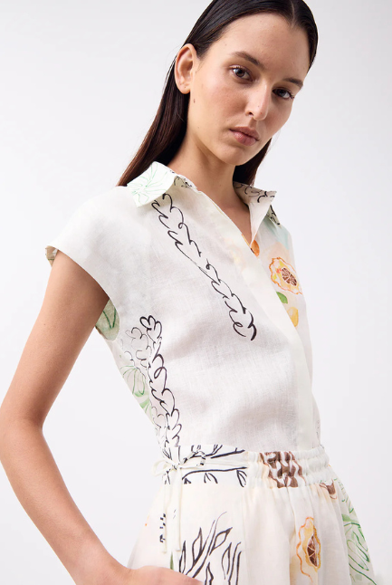 Morrison - Maison Linen Shirt - Print