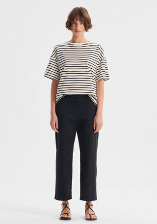 Morrison Archie Stripe Tee - black/cream