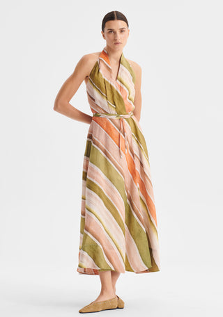 Ronni Linen Halter Dress | Morrison