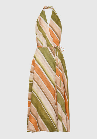 Ronni Linen Halter Dress | Morrison