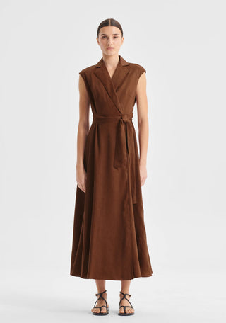 Morrison Vera Wrap Dress - Hazel | Morrison