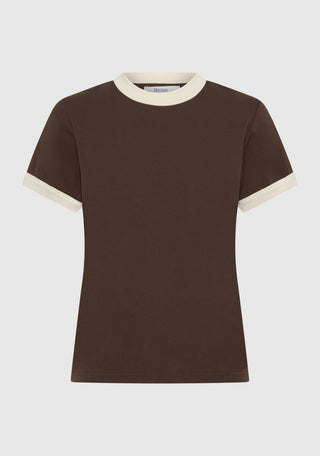 Marco Tee - Chocolate/Ecru | Morrison