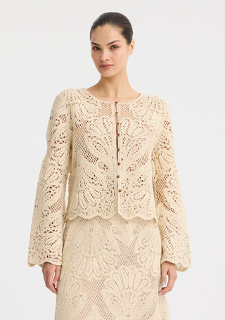 Marisol Cardigan – Natural | Morrison