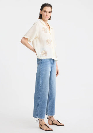 Penelope Linen Shirt – Cream | Morrison