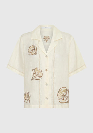 Penelope Linen Shirt – Cream | Morrison