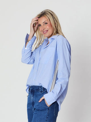 Chloe Shirt - Blue Stripe | We Are The Others